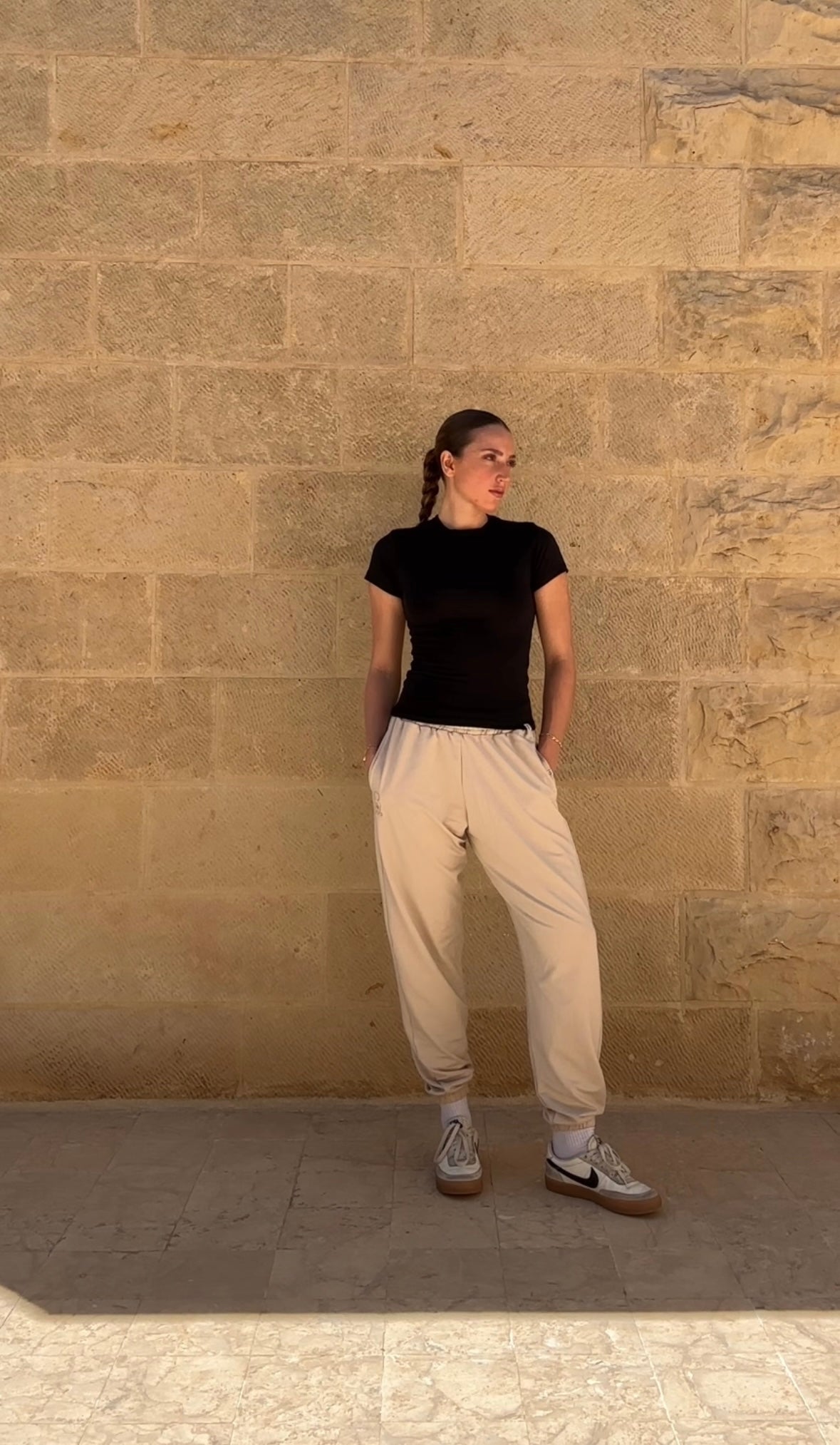 HANDALA EMBROIDERED SWEATPANTS